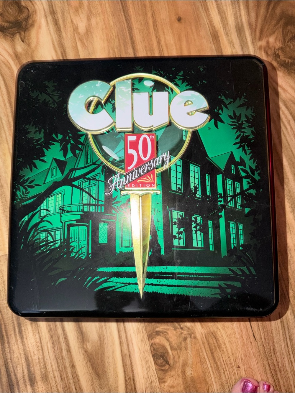 Clue Board Game 50th Anniversary Edition Metal Tin Collectable